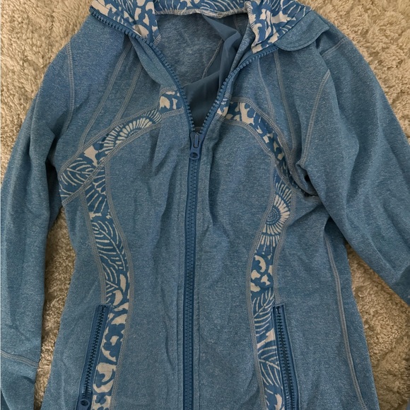 Lululemon Blue Zip-Up - Picture 2 of 5